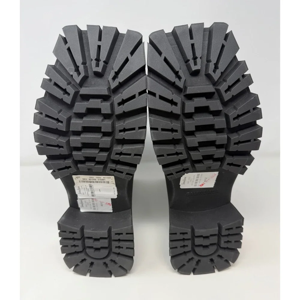 Balenciaga Trooper Rubber Boots Black Size 12 US 45 EU